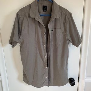 RVCA Button Up Size XL Slim Fit